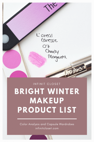bright winter makeup recs